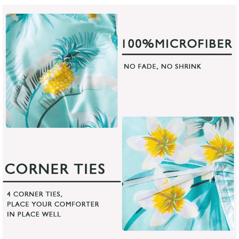 Reversible Duvet Cover Set Queen, 3 Pieces - Picture 3 of 7